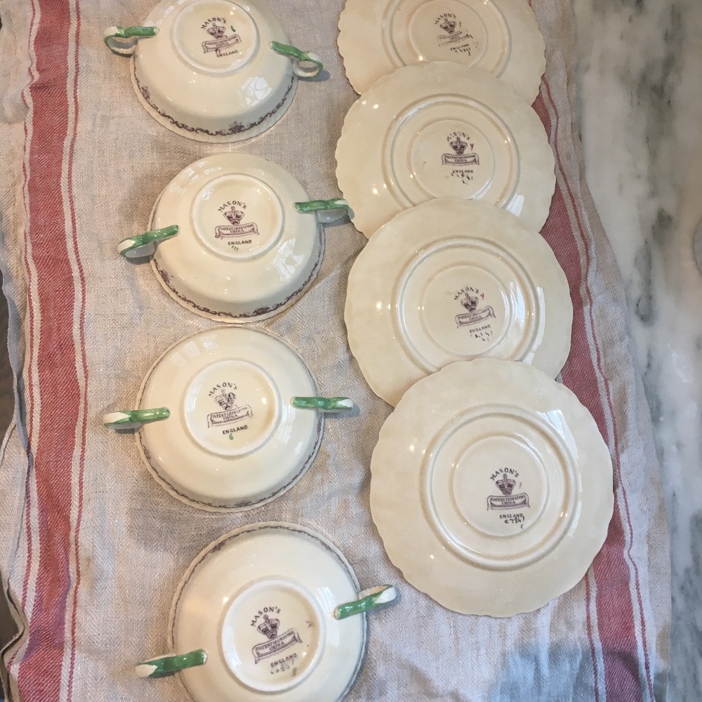 Vintage Mason's Ironstone, England - 28 Pieces - Picture 12 of 16